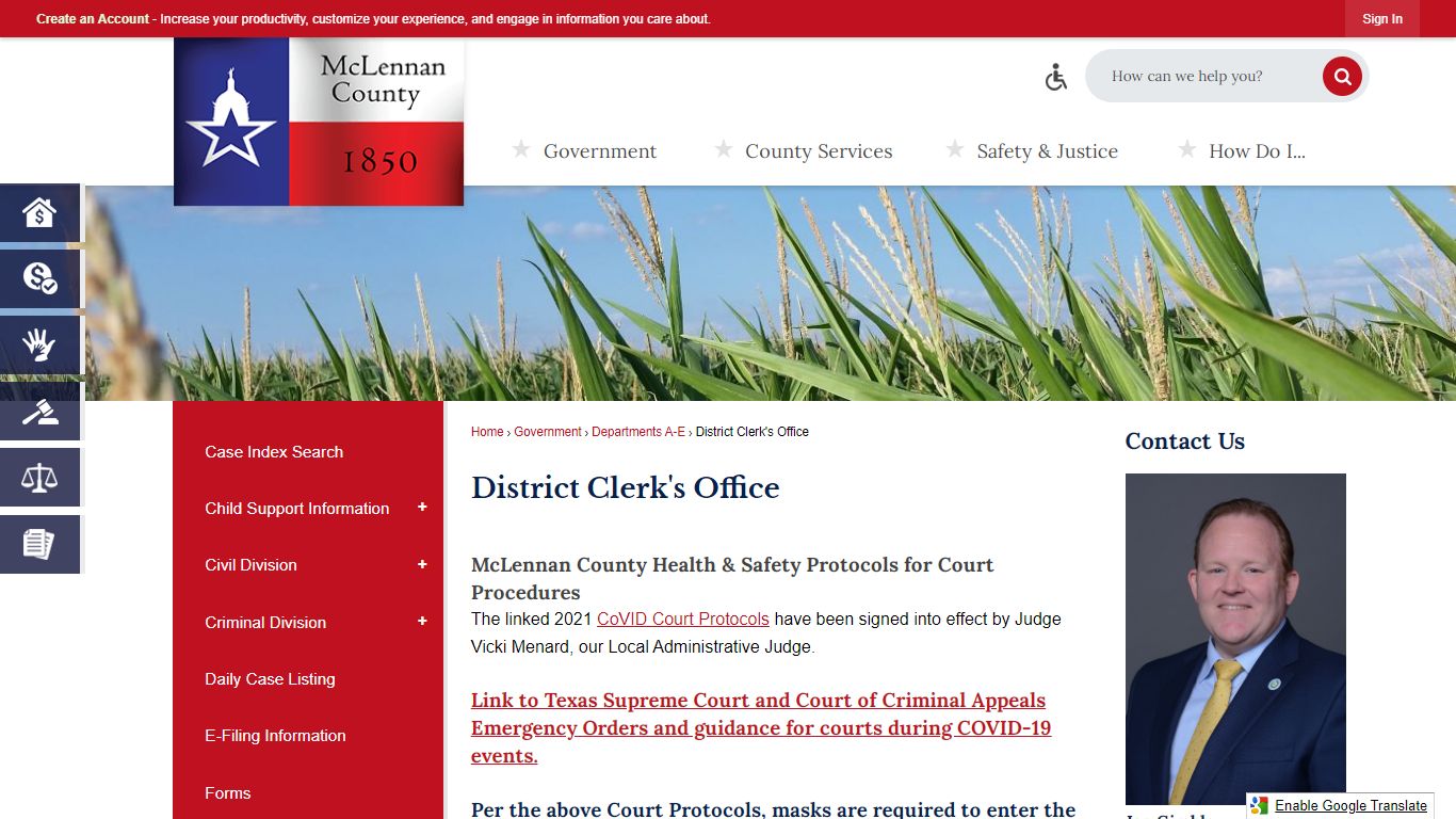 District Clerk's Office | McLennan County, TX
